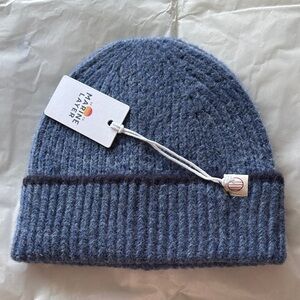 Beanie UNISEX Heathered Blue Knit Hat